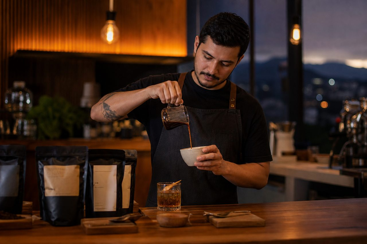 Tercera del mundo, 100 % salvadoreña: Alquimia Coffee reescribe la barra