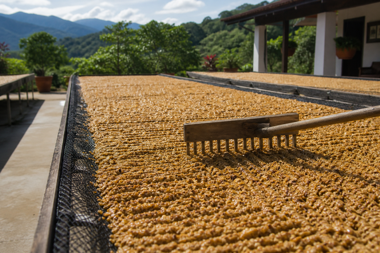 Honey process: what happens when mucilage stays on the bean