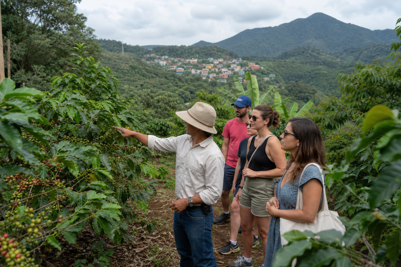 Turismo cafetalero en Apaneca: de la finca a la denominación de origen