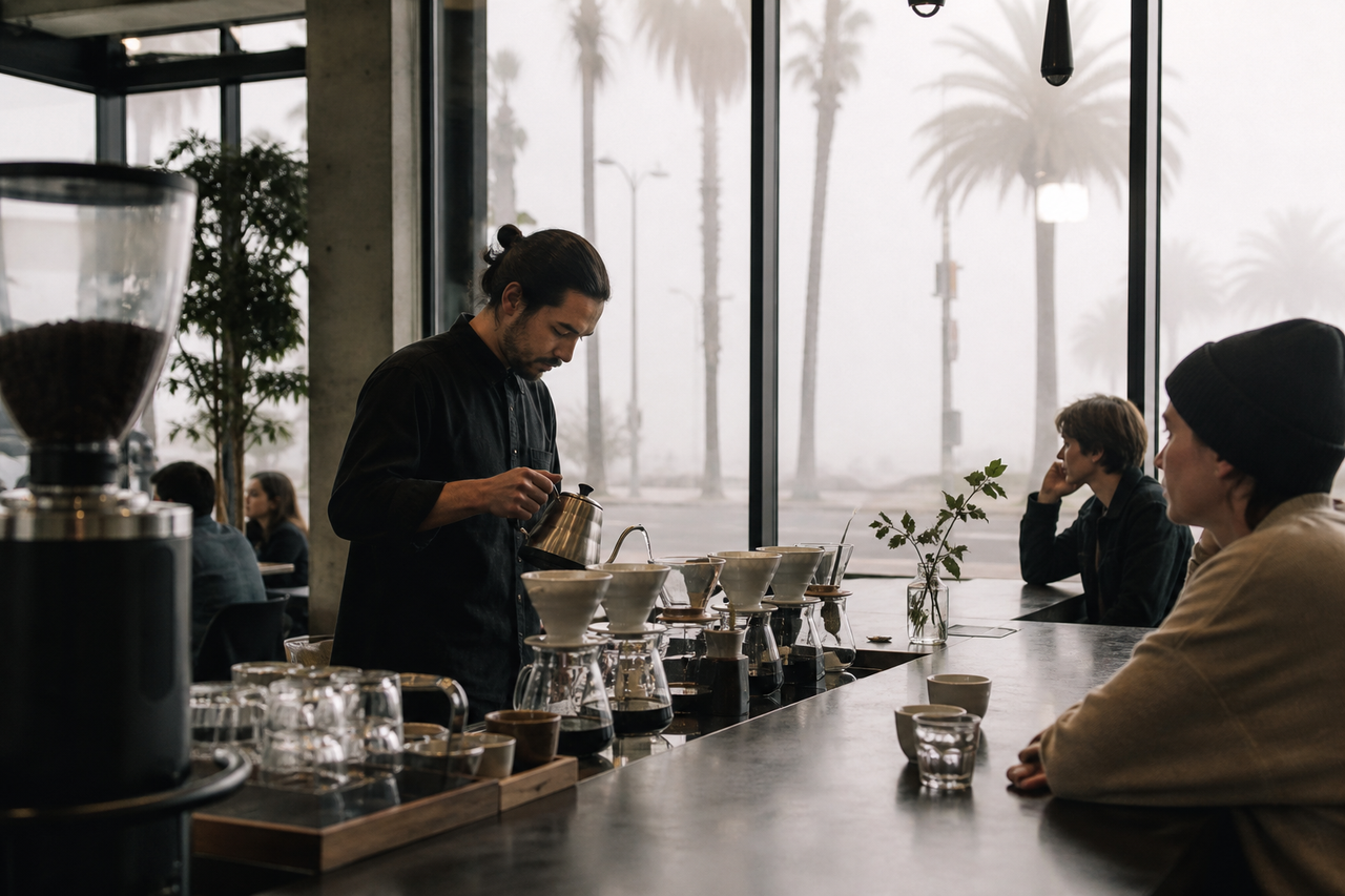 Der Westen der USA: der Kreislauf mit dem meisten Spezialitätenkaffee in der Woche